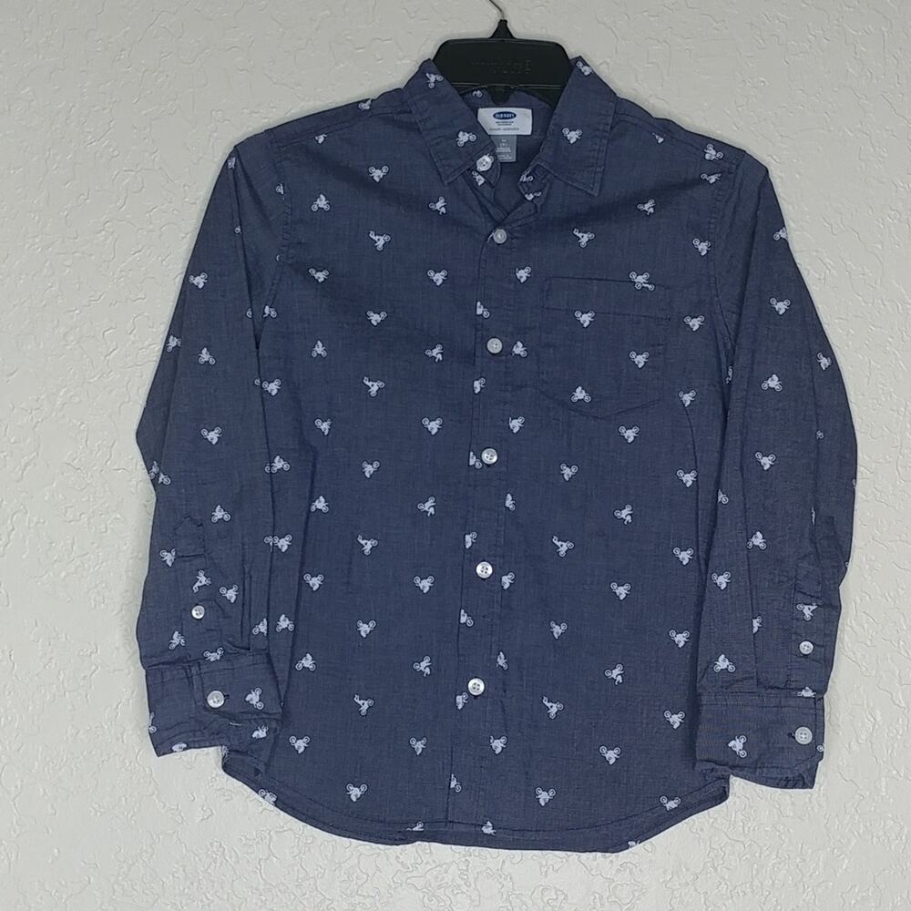 Old Navy Button Front Shirt Size M (8) Kid